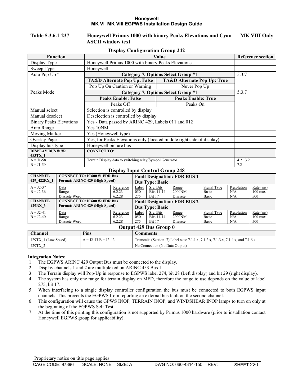 Honeywell MK VI User Manual | Page 220 / 326