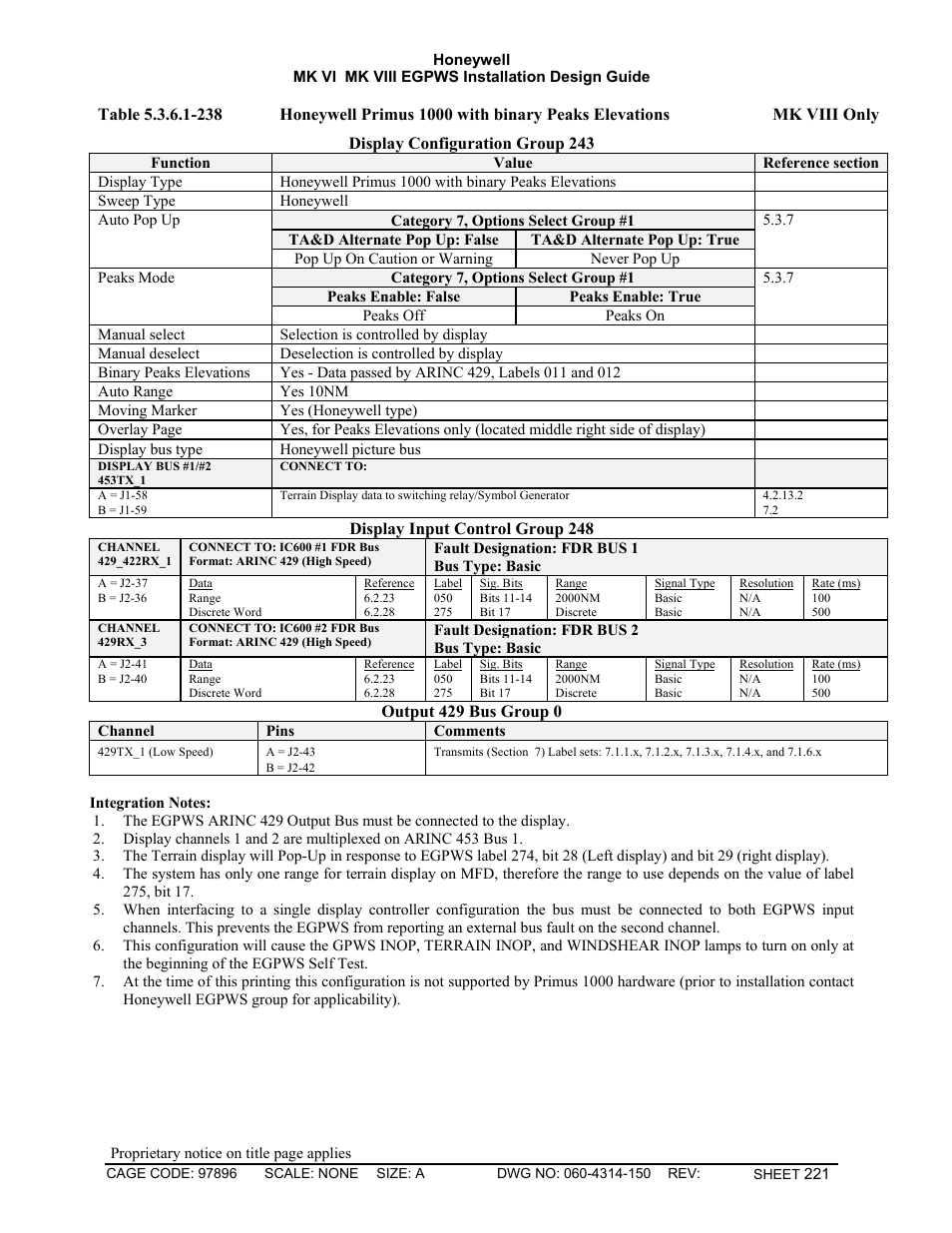 Honeywell MK VI User Manual | Page 221 / 326