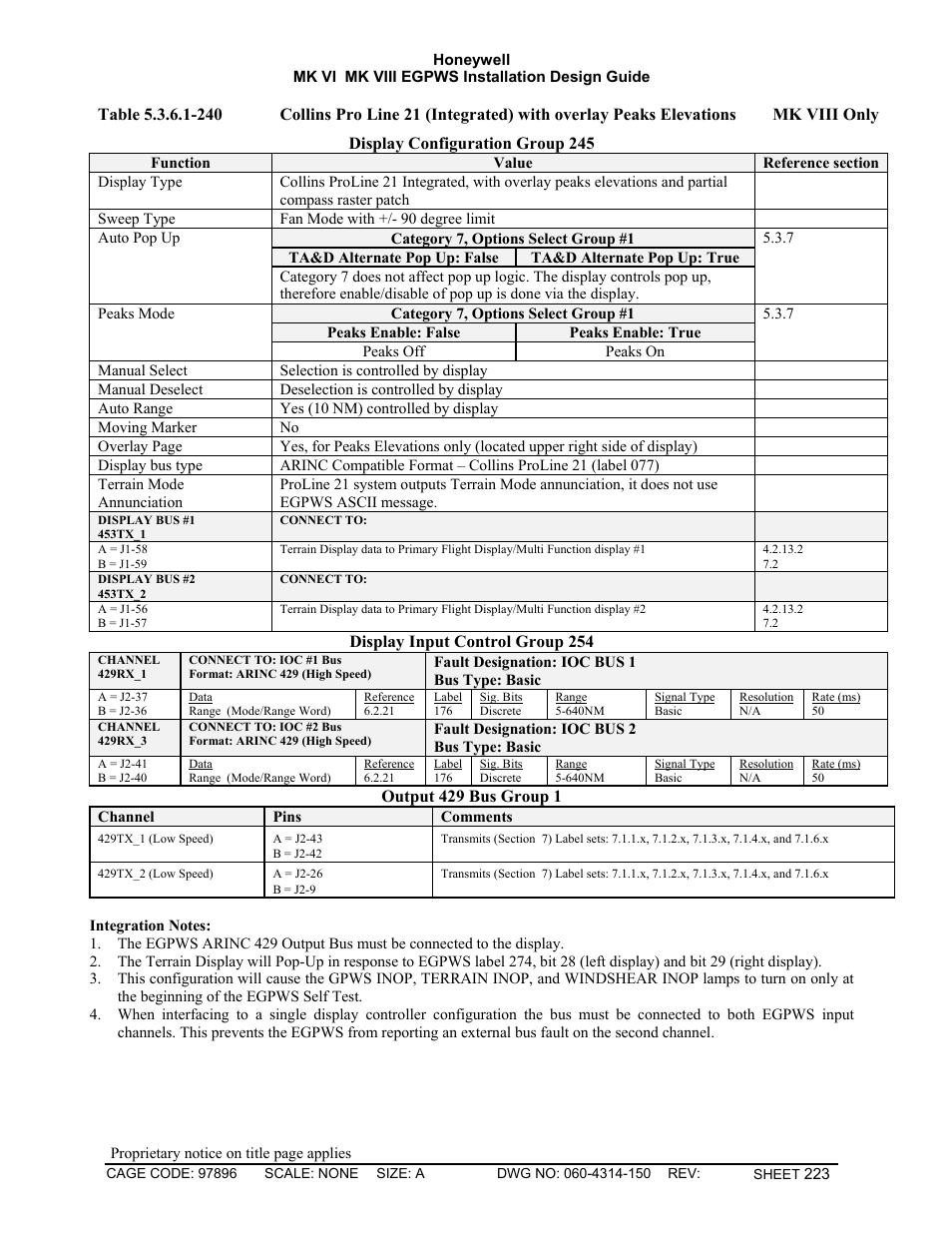 Honeywell MK VI User Manual | Page 223 / 326