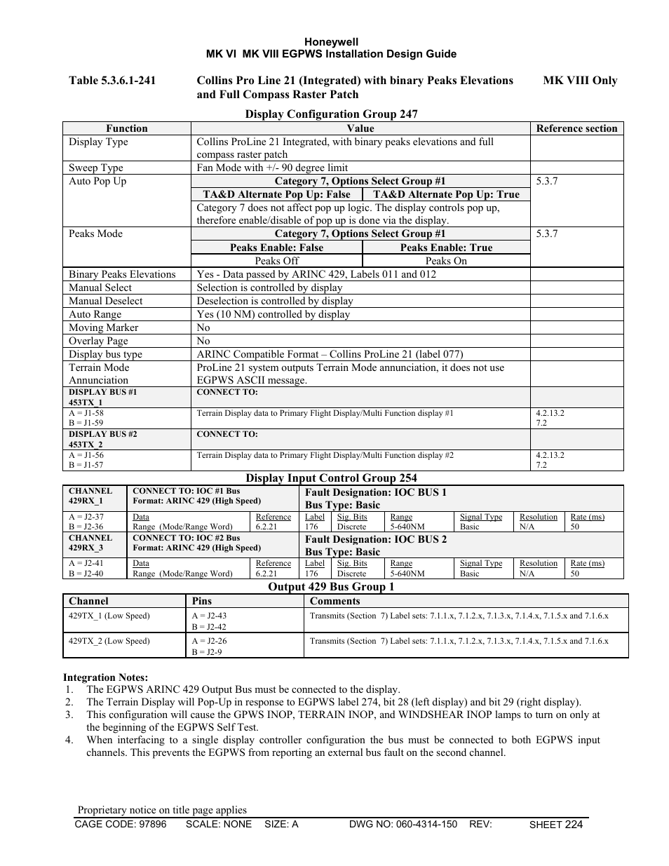 Honeywell MK VI User Manual | Page 224 / 326