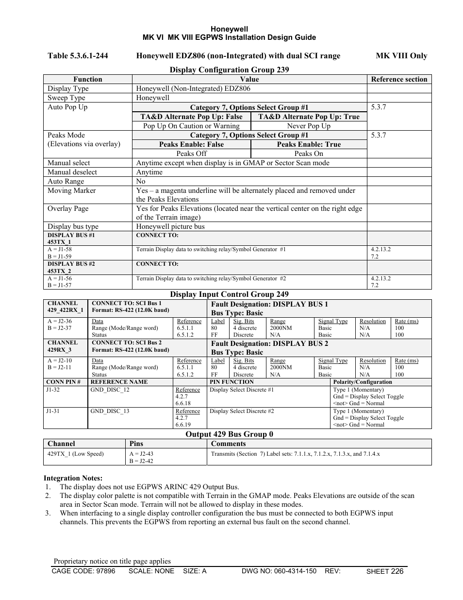 Honeywell MK VI User Manual | Page 226 / 326