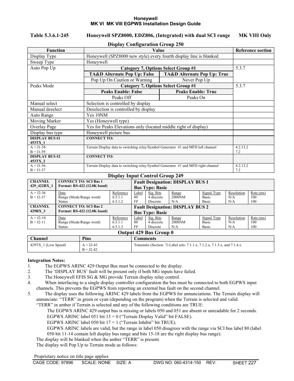 Honeywell MK VI User Manual | Page 227 / 326