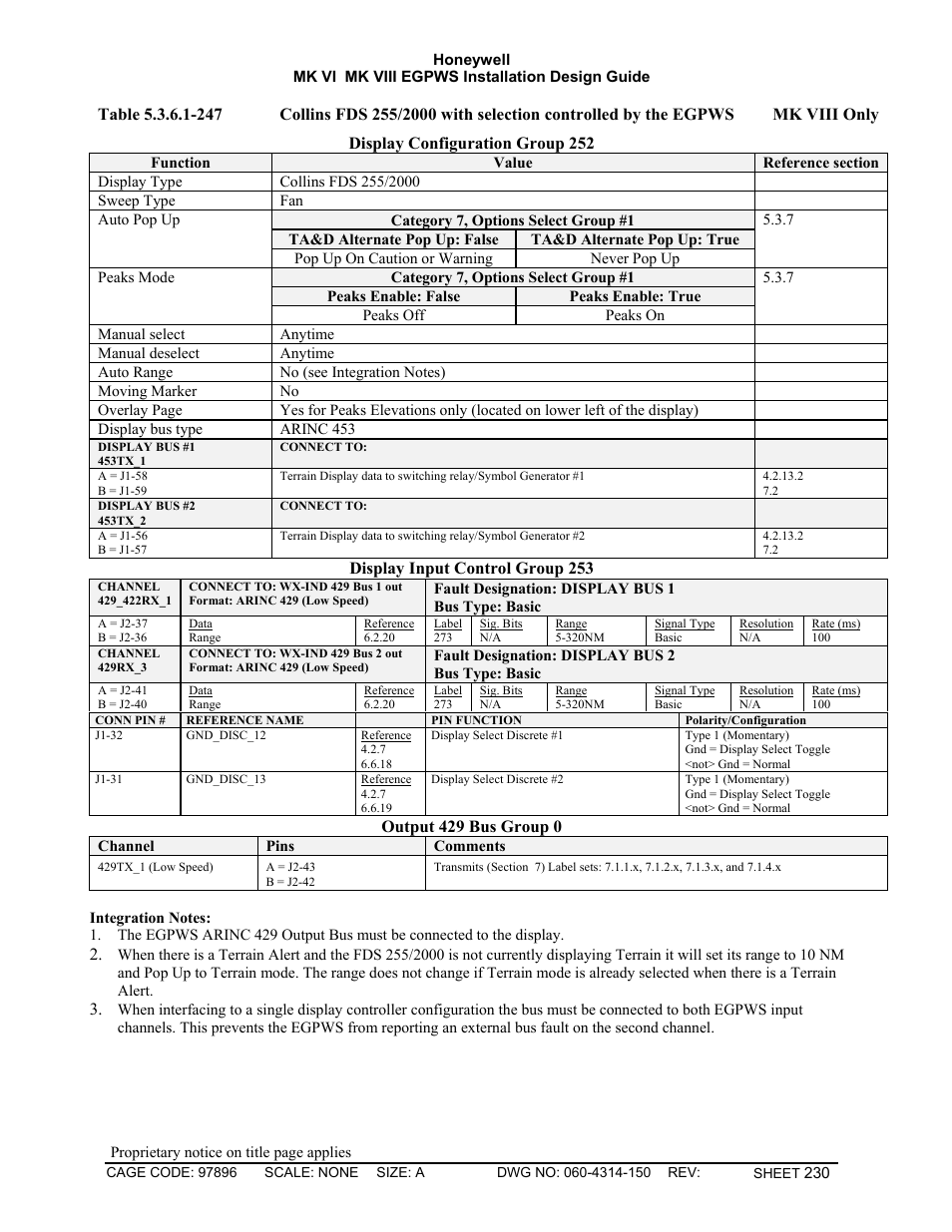 Honeywell MK VI User Manual | Page 230 / 326