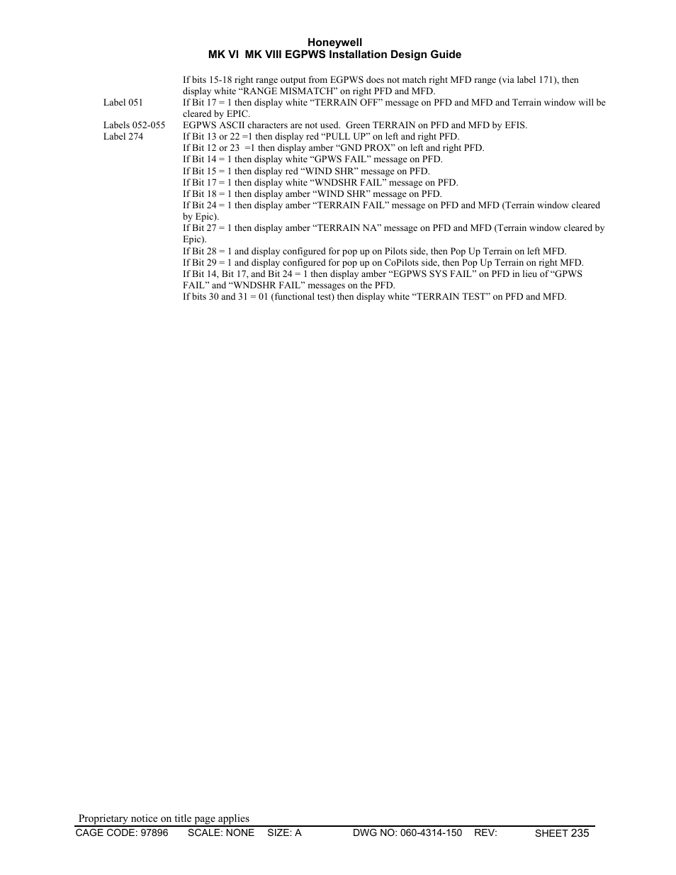 Honeywell MK VI User Manual | Page 235 / 326