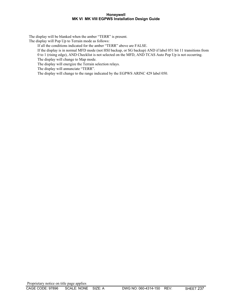 Honeywell MK VI User Manual | Page 237 / 326