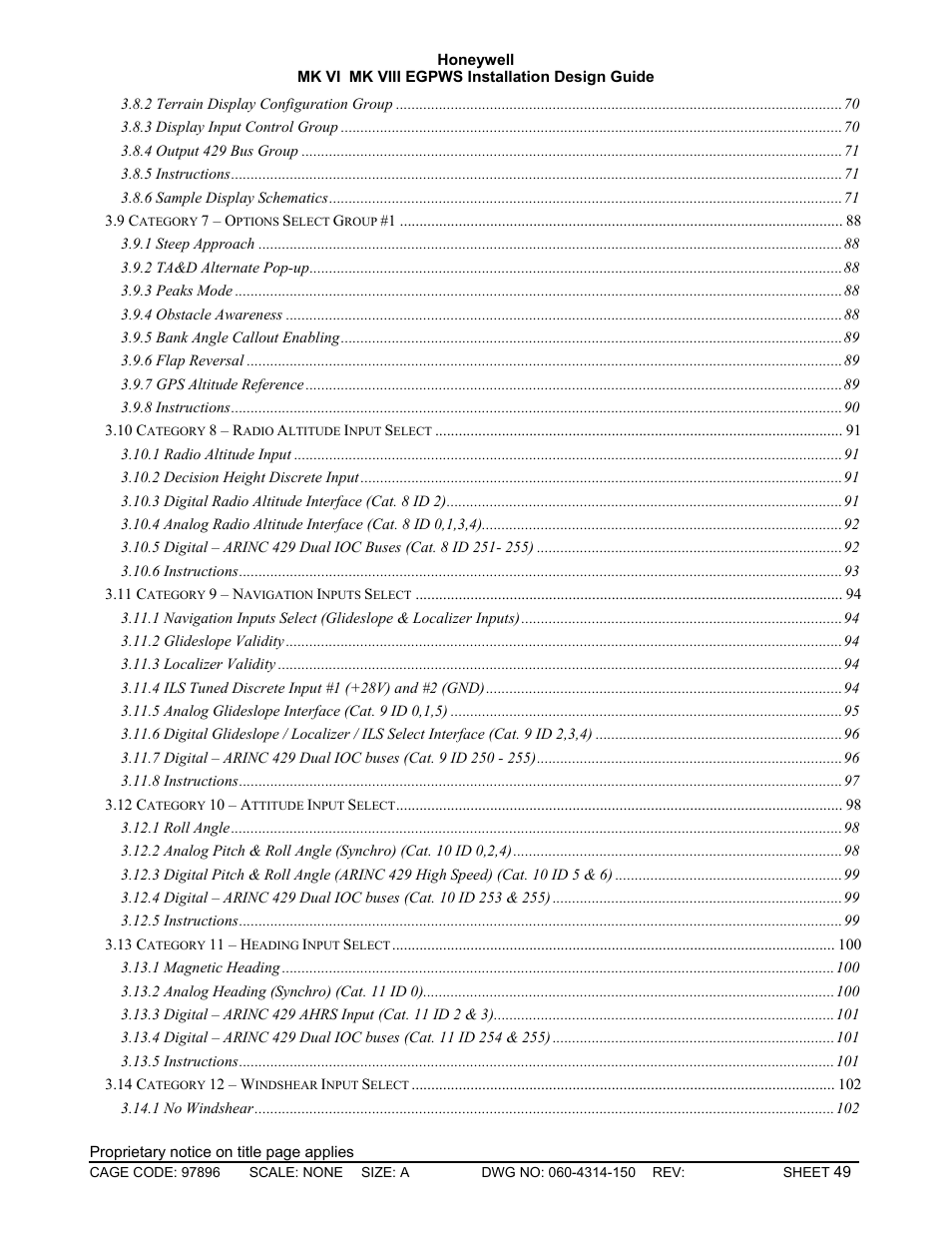 Honeywell MK VI User Manual | Page 49 / 326
