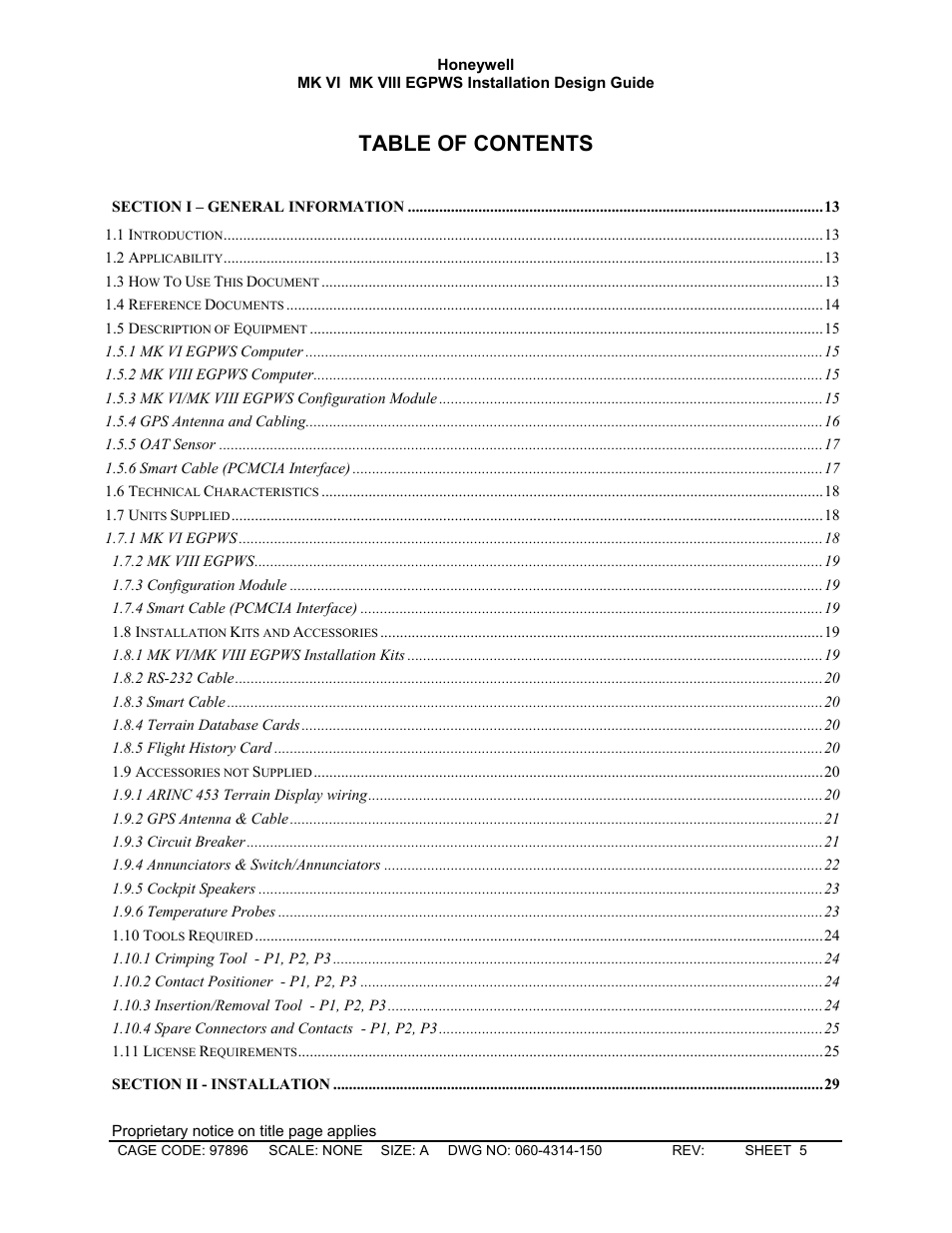 Honeywell MK VI User Manual | Page 5 / 326