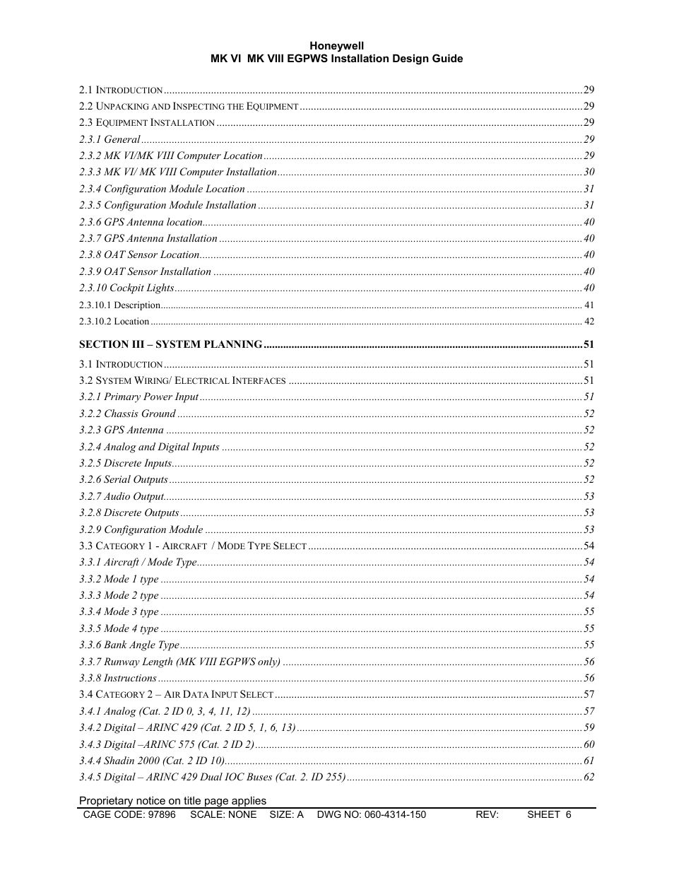 Honeywell MK VI User Manual | Page 6 / 326