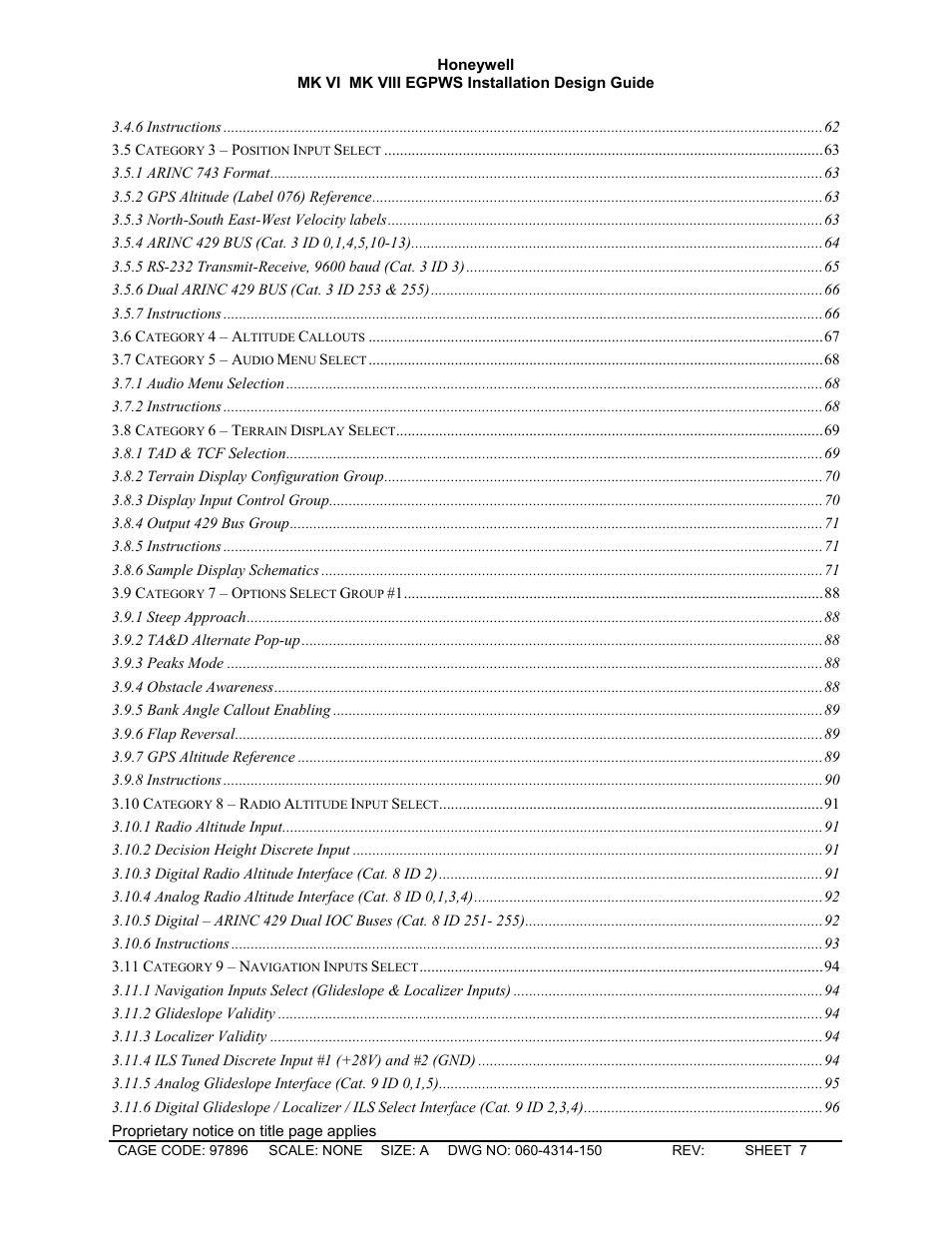 Honeywell MK VI User Manual | Page 7 / 326