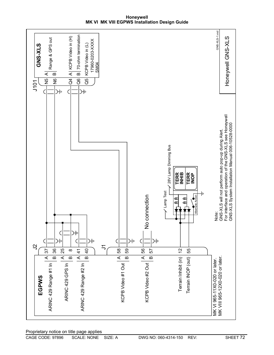 Egpw s gn s- xls, No connecti on | Honeywell MK VI User Manual | Page 72 / 326