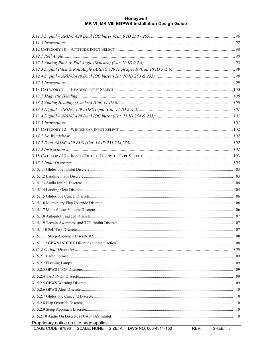 Honeywell MK VI User Manual | Page 8 / 326