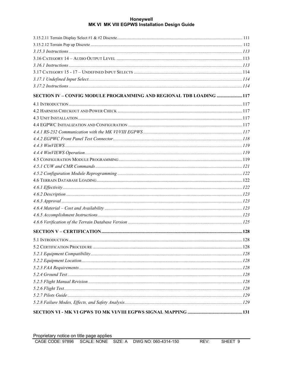 Honeywell MK VI User Manual | Page 9 / 326