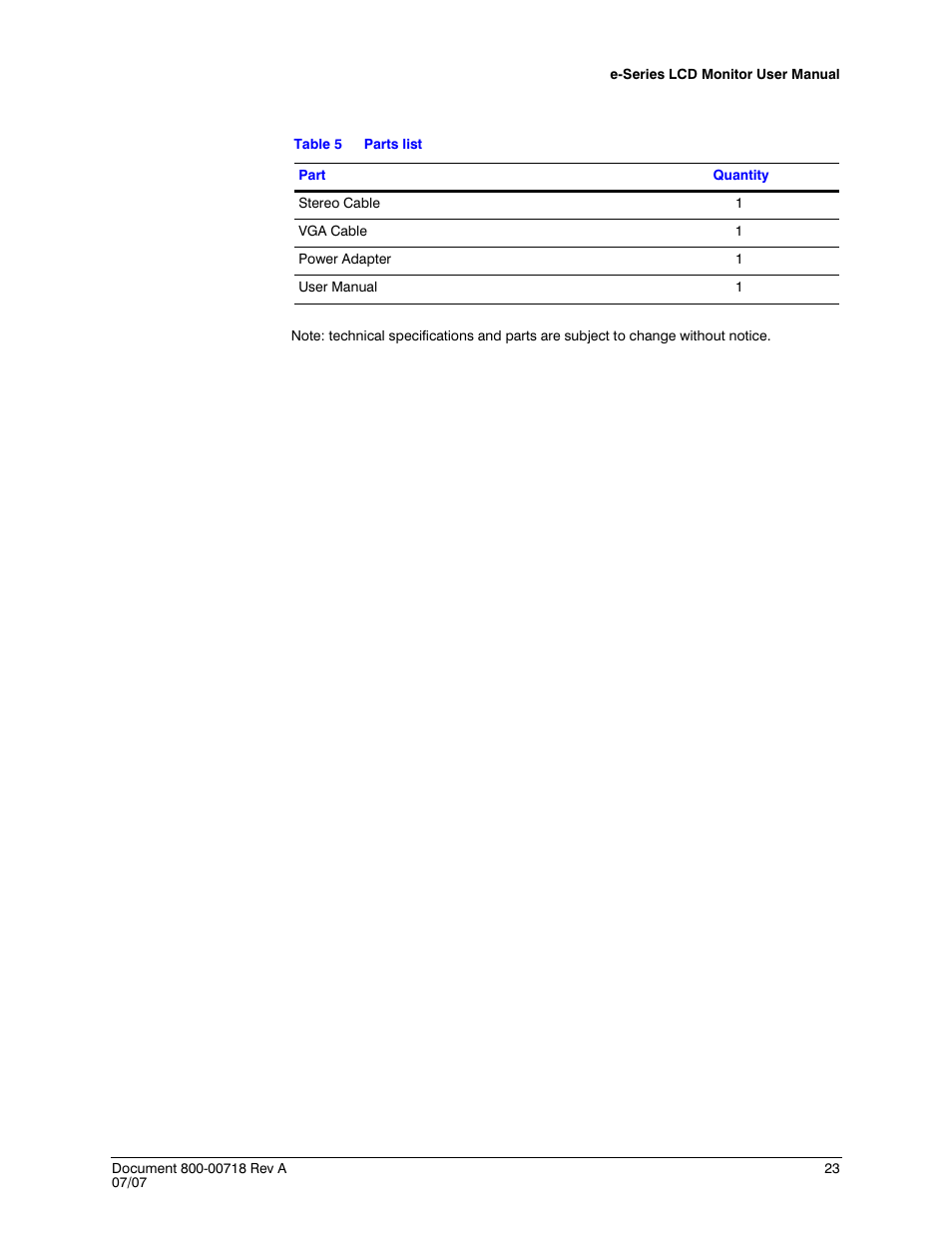 Honeywell HMLCD17e2 User Manual | Page 23 / 26