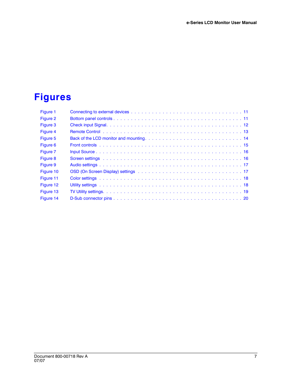 Figures | Honeywell HMLCD17e2 User Manual | Page 7 / 26