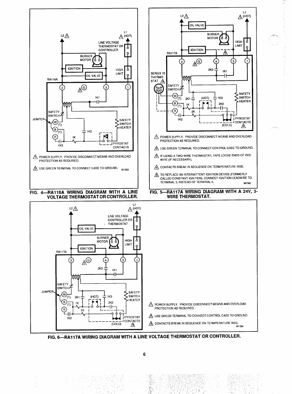 4jí4 | Honeywell RA117A User Manual | Page 6 / 10
