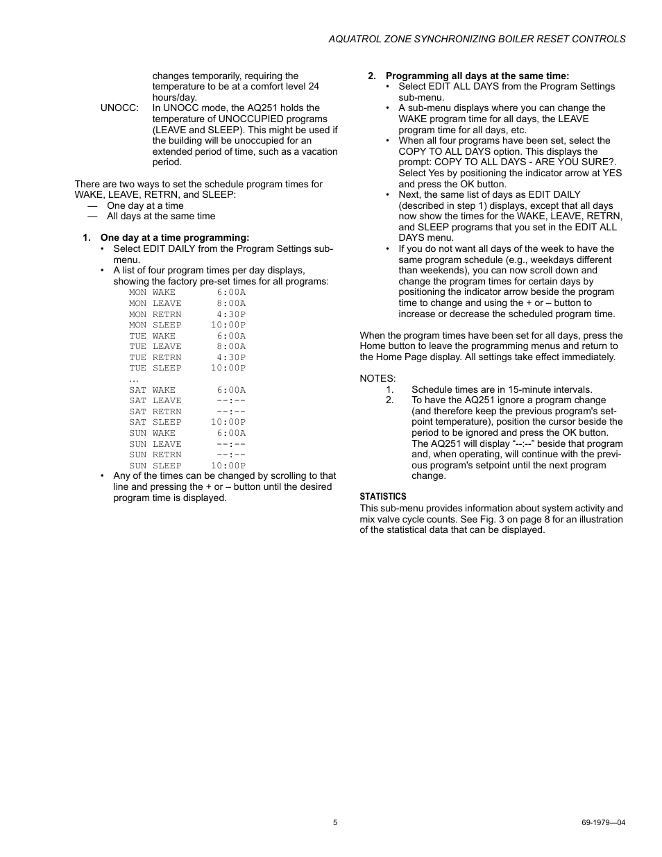 Honeywell RESET CONTROLS AQ251 User Manual | Page 5 / 8