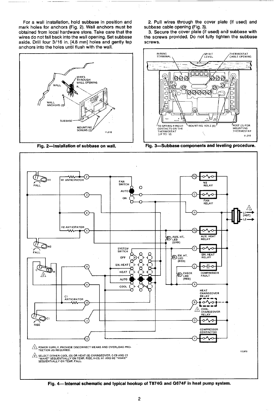 Honeywell Y594G User Manual | Page 2 / 6