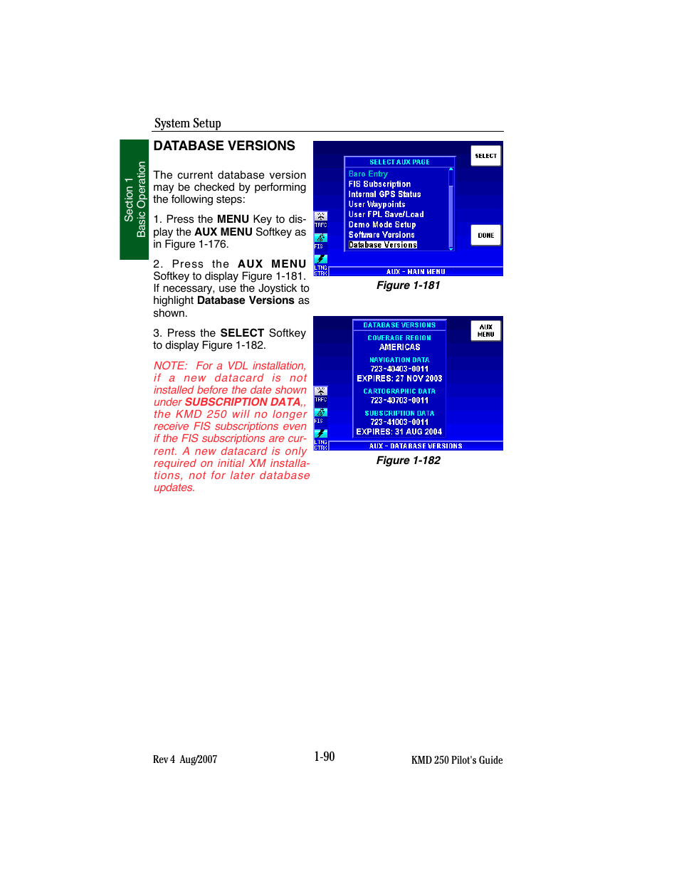 BendixKing KMD 250 User Manual | Page 109 / 274