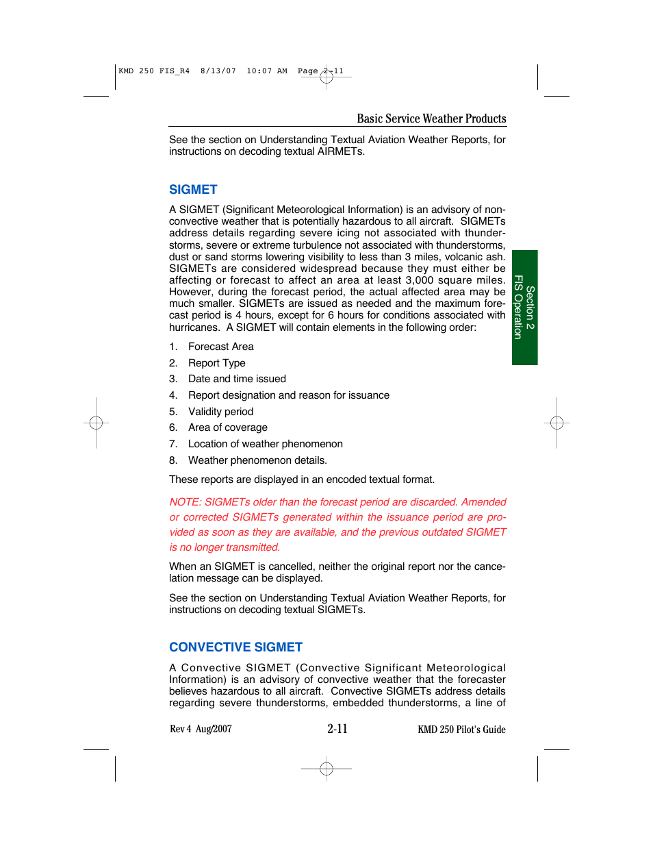 BendixKing KMD 250 User Manual | Page 130 / 274
