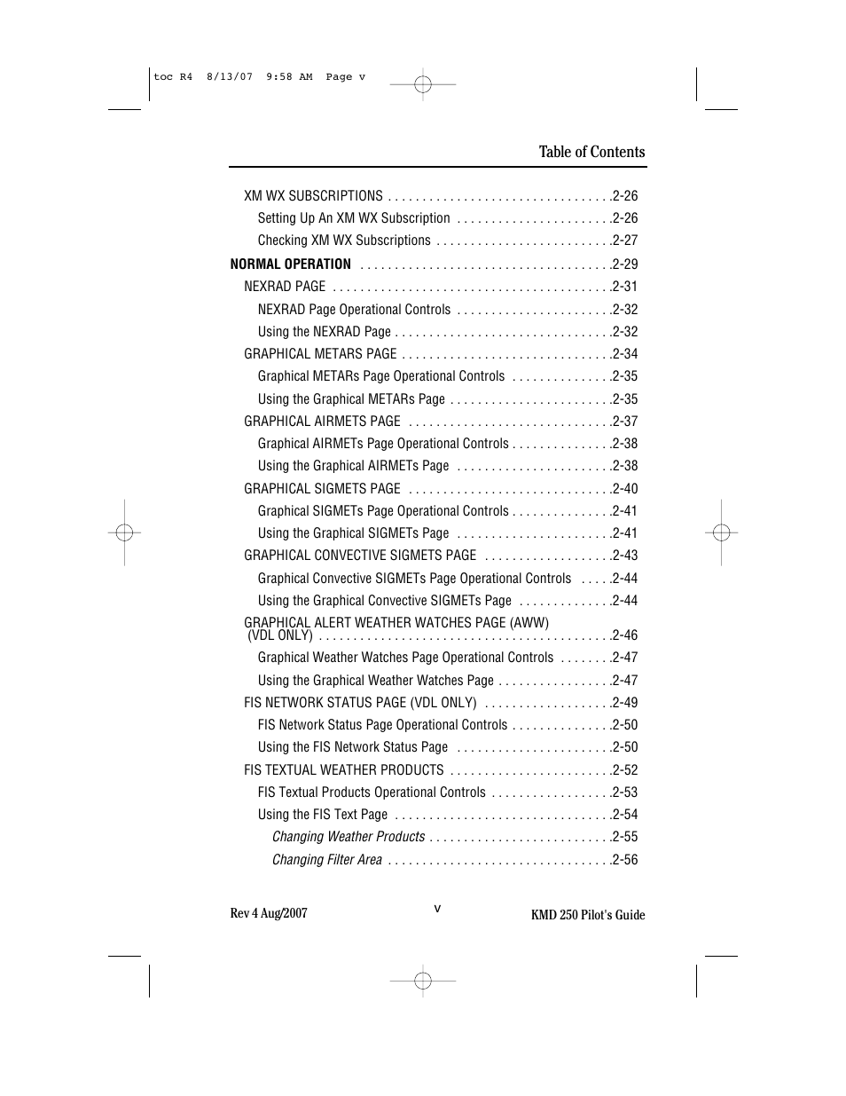 BendixKing KMD 250 User Manual | Page 14 / 274
