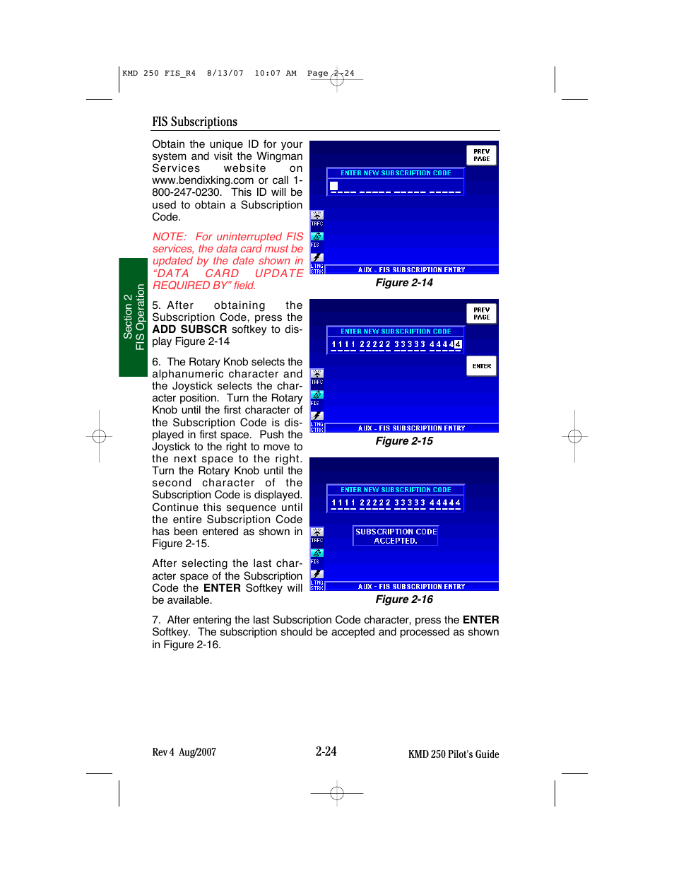 BendixKing KMD 250 User Manual | Page 143 / 274