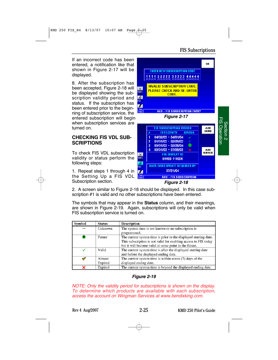 BendixKing KMD 250 User Manual | Page 144 / 274