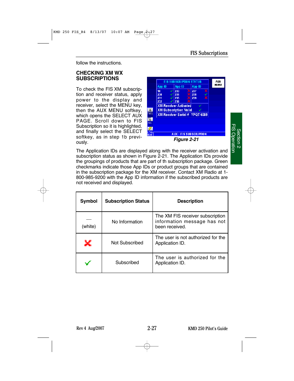 BendixKing KMD 250 User Manual | Page 146 / 274