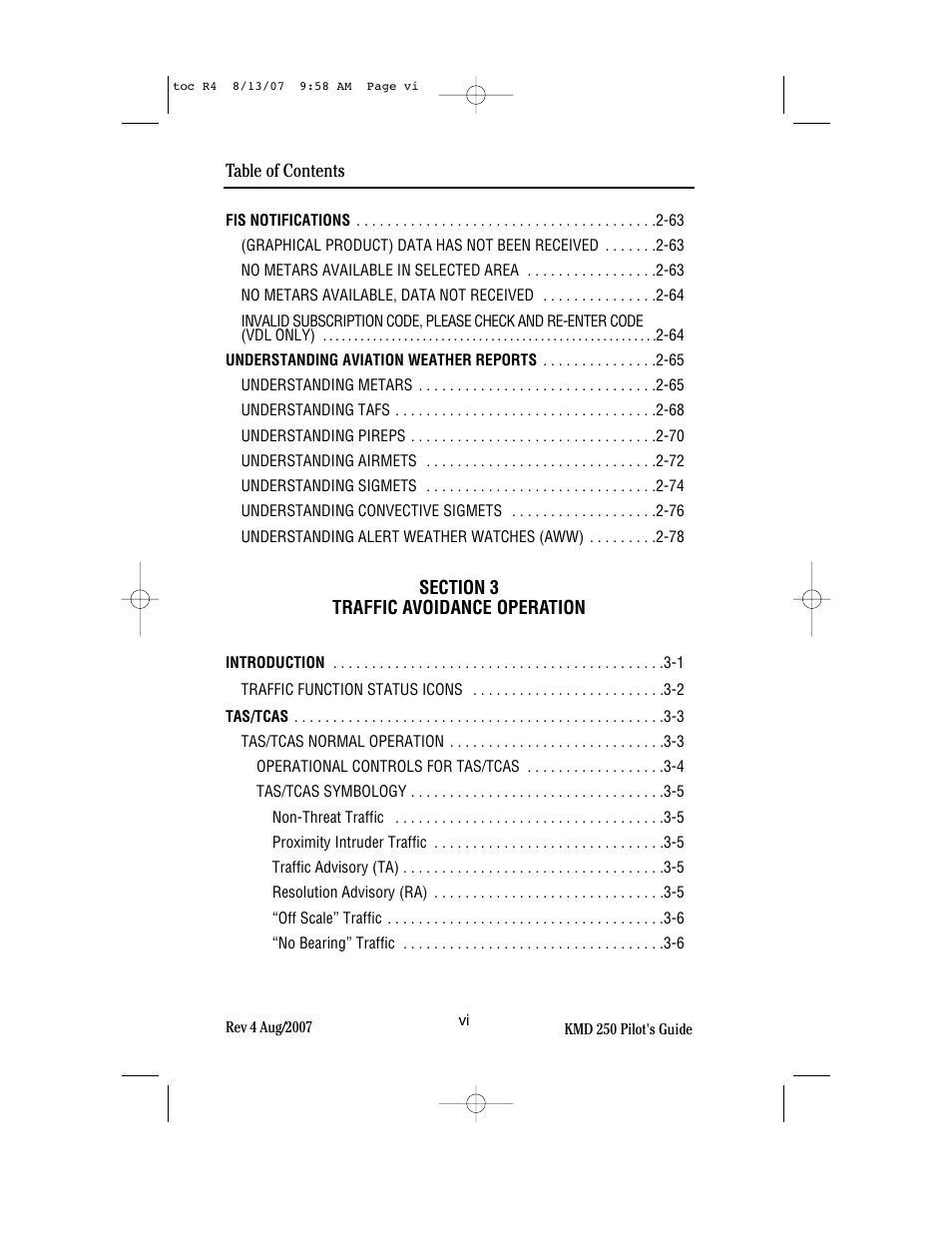 BendixKing KMD 250 User Manual | Page 15 / 274