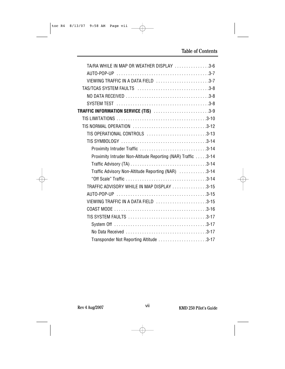 BendixKing KMD 250 User Manual | Page 16 / 274