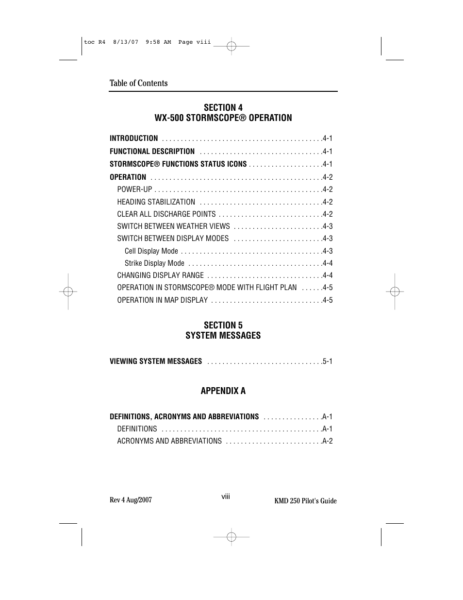 BendixKing KMD 250 User Manual | Page 17 / 274