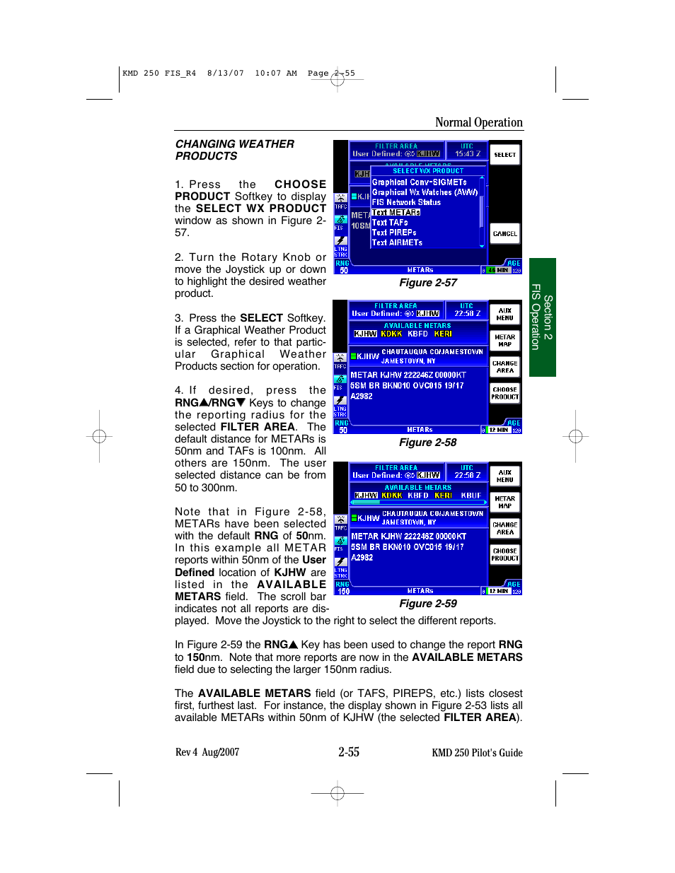 BendixKing KMD 250 User Manual | Page 174 / 274