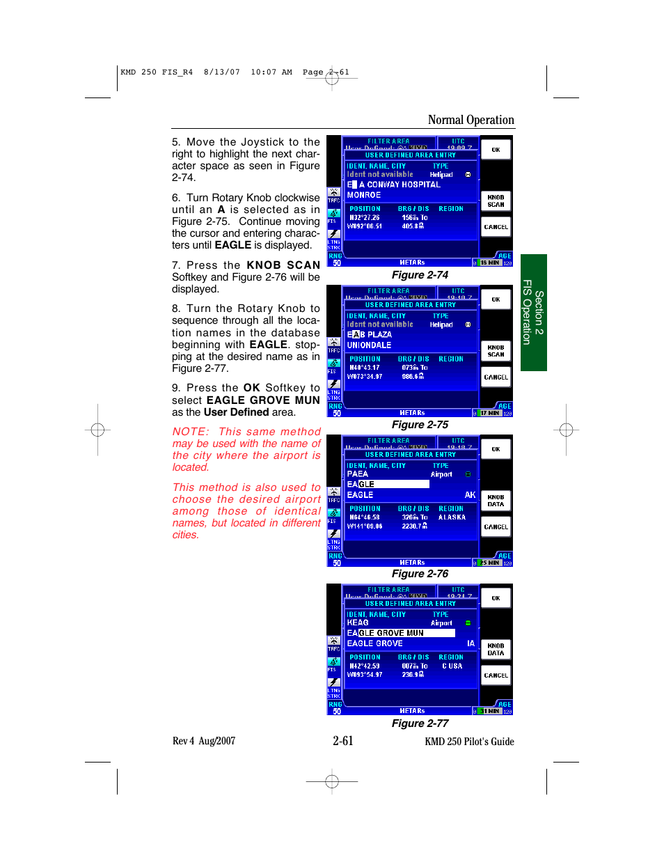 BendixKing KMD 250 User Manual | Page 180 / 274