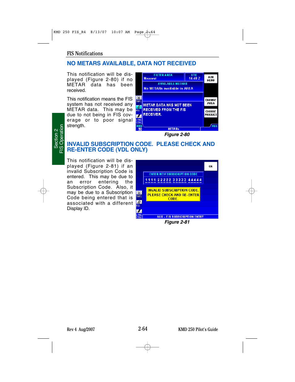 BendixKing KMD 250 User Manual | Page 183 / 274