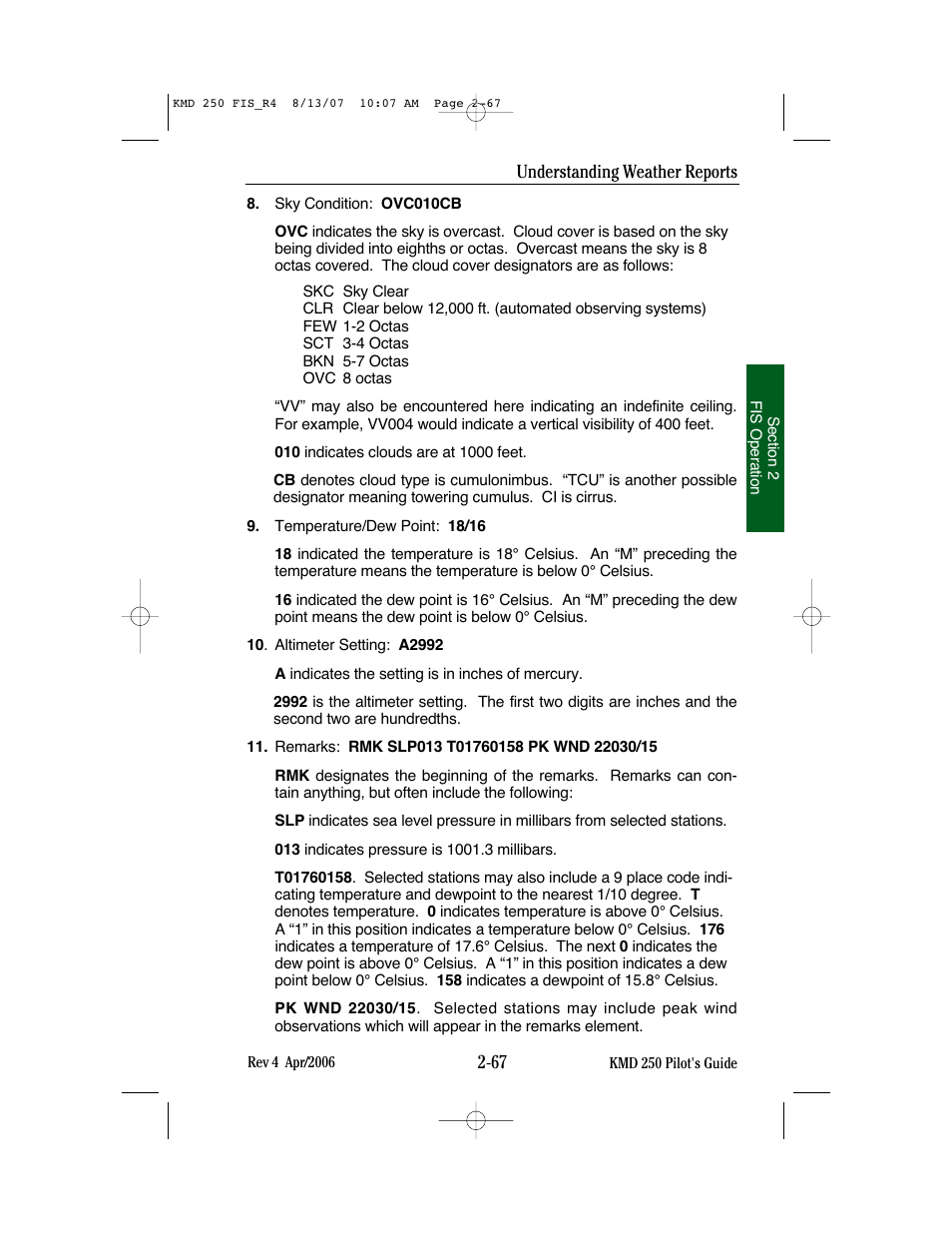 BendixKing KMD 250 User Manual | Page 186 / 274