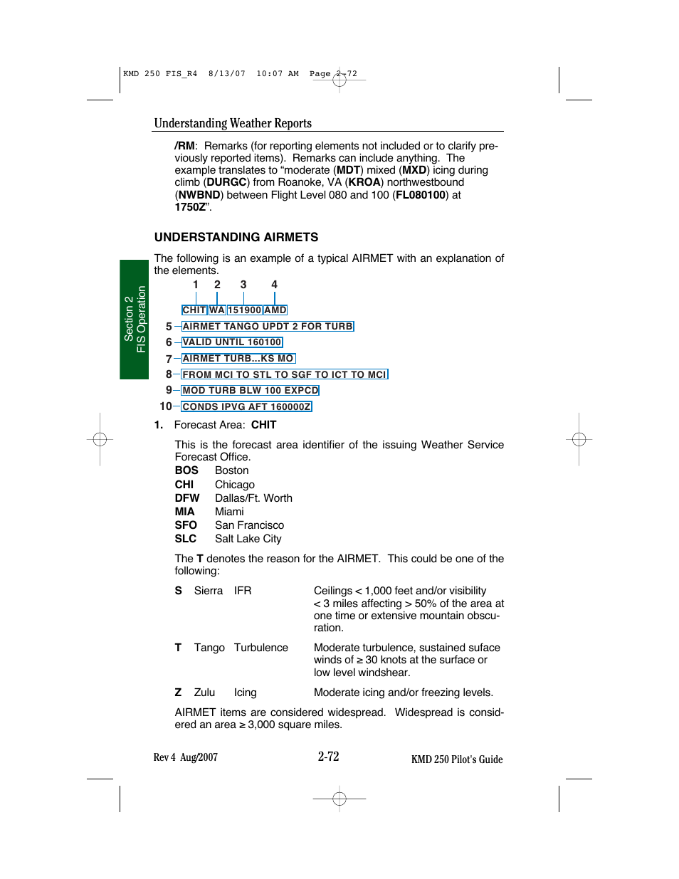 BendixKing KMD 250 User Manual | Page 191 / 274
