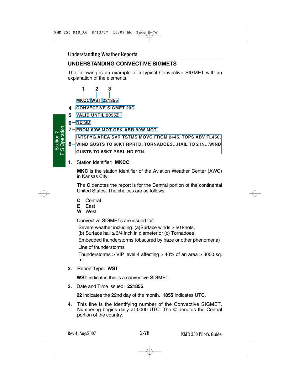 BendixKing KMD 250 User Manual | Page 195 / 274