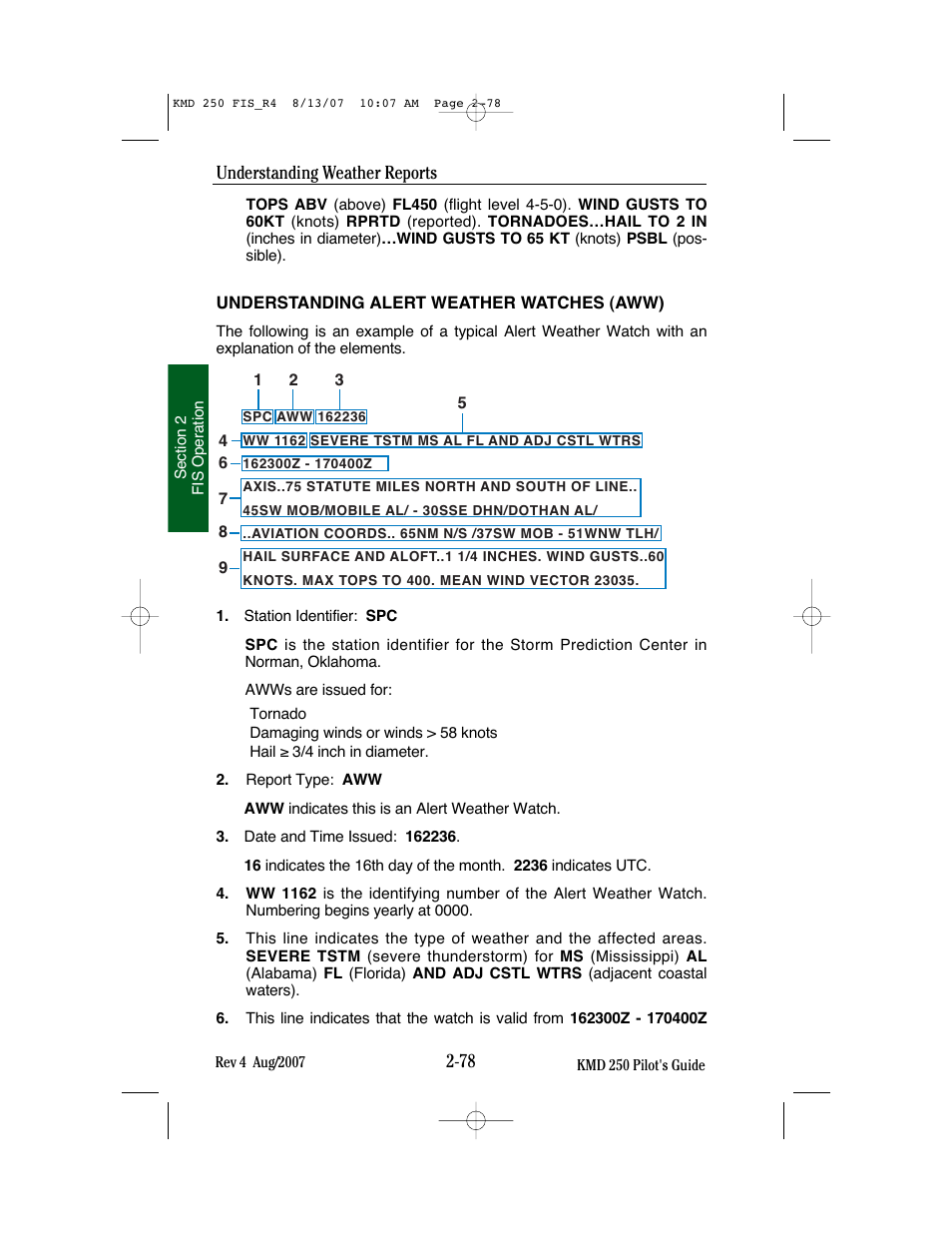 BendixKing KMD 250 User Manual | Page 197 / 274
