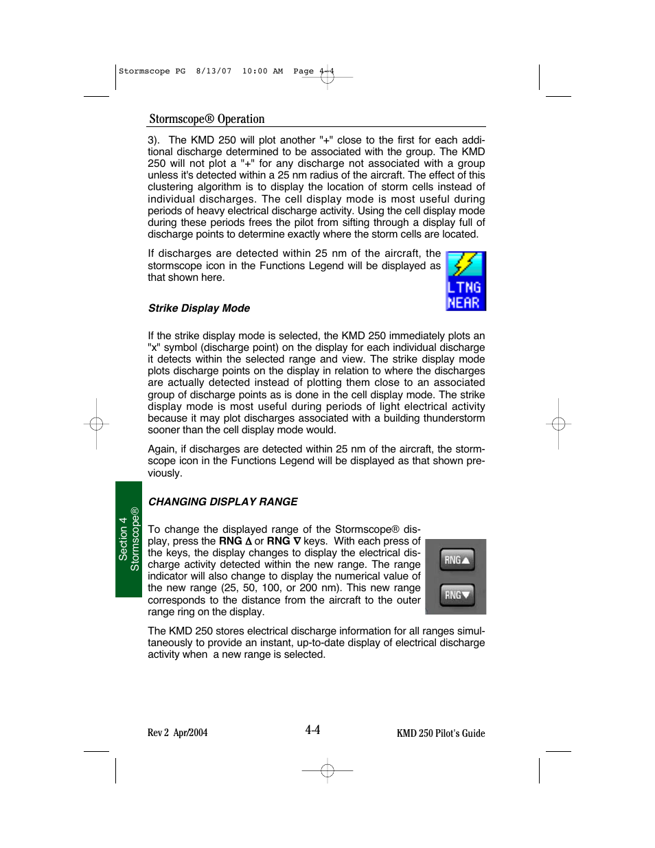 BendixKing KMD 250 User Manual | Page 221 / 274
