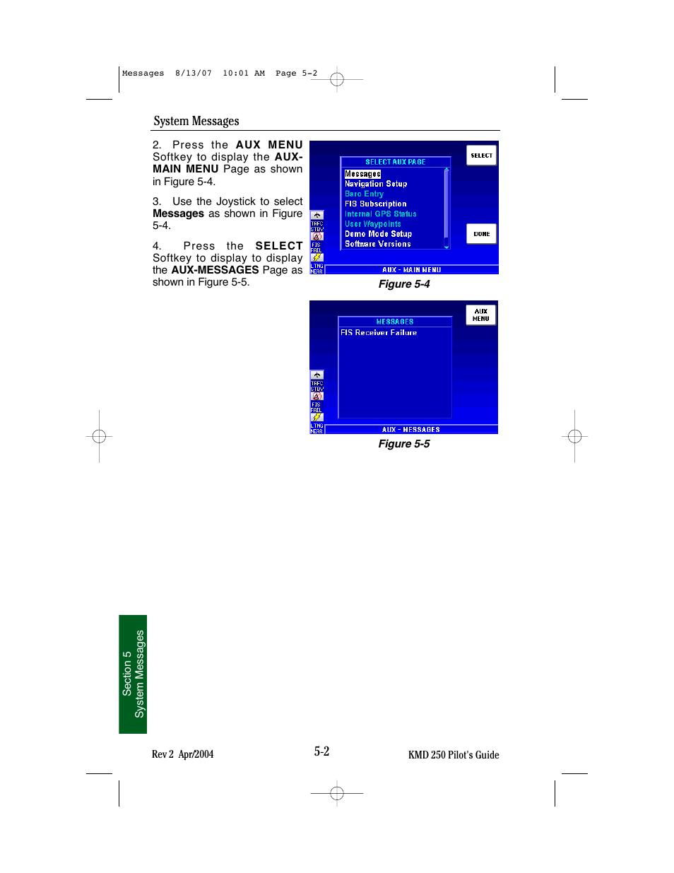 BendixKing KMD 250 User Manual | Page 225 / 274