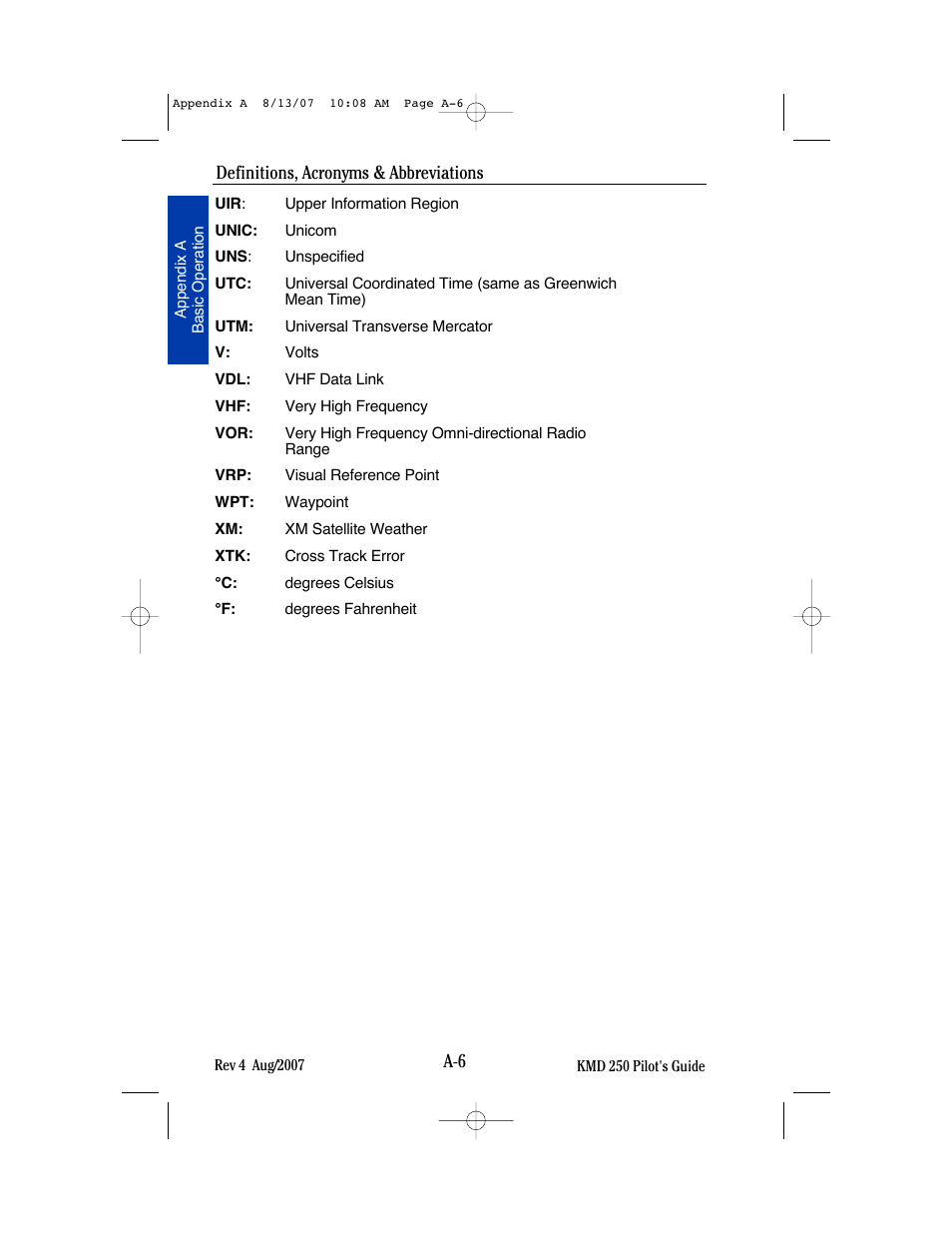 BendixKing KMD 250 User Manual | Page 233 / 274