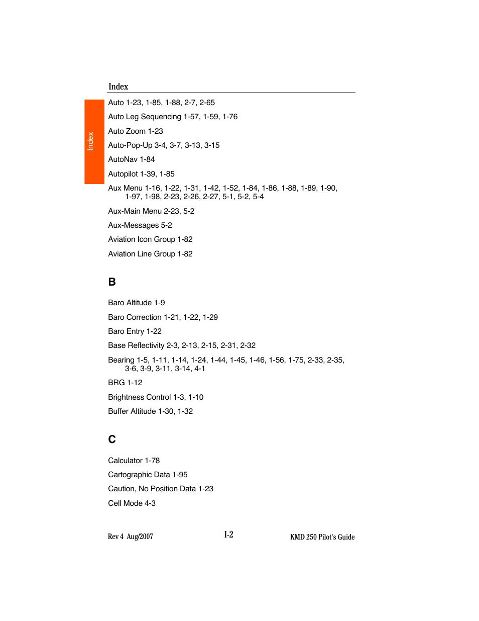 BendixKing KMD 250 User Manual | Page 261 / 274