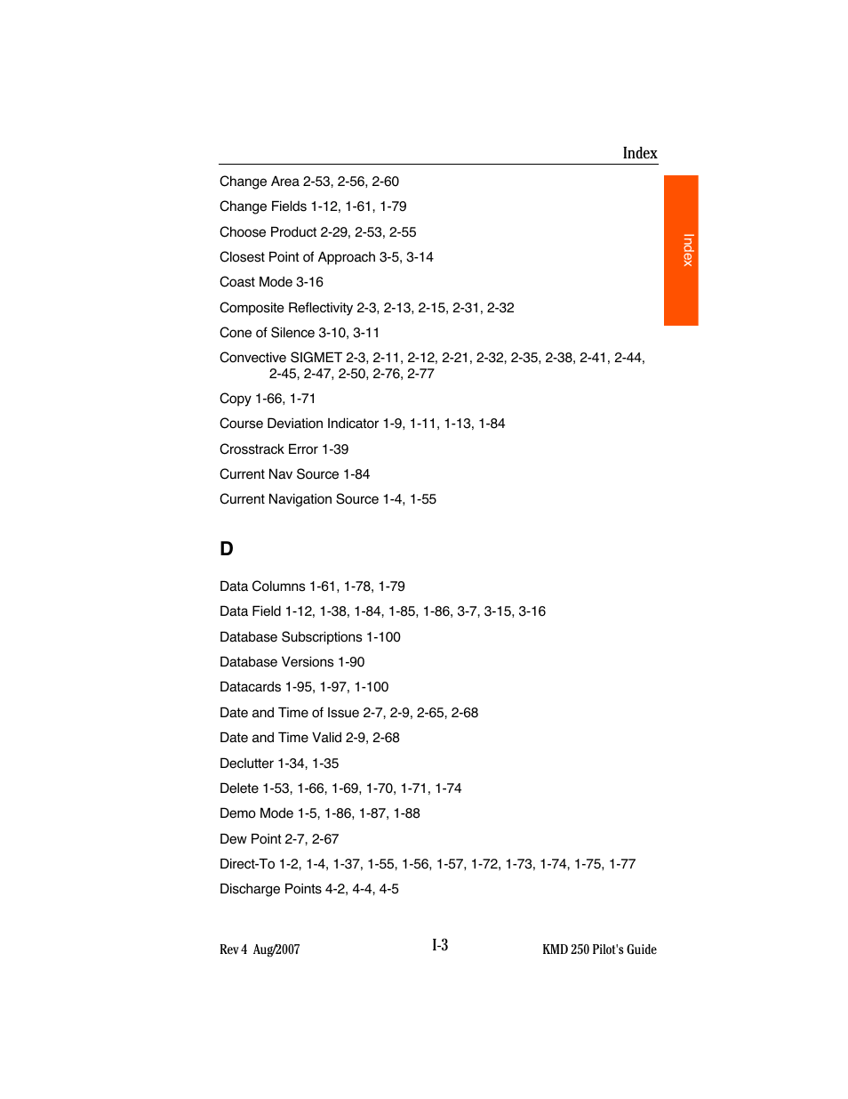 BendixKing KMD 250 User Manual | Page 262 / 274