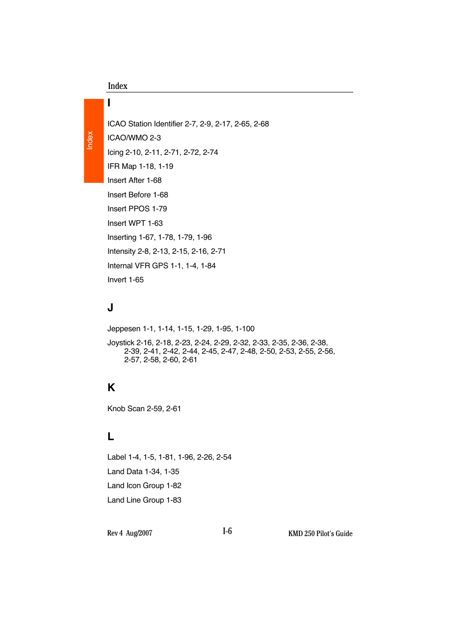 BendixKing KMD 250 User Manual | Page 265 / 274