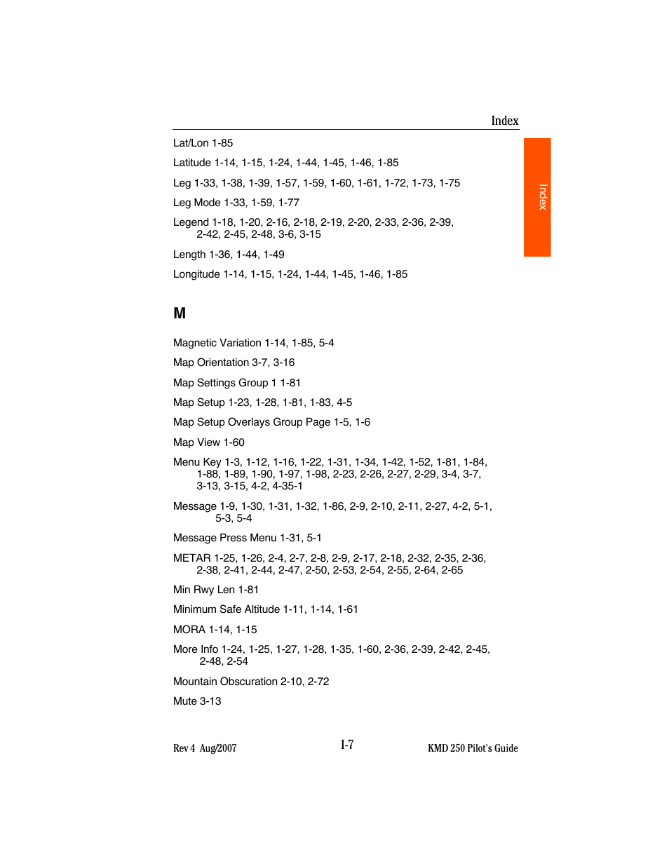 BendixKing KMD 250 User Manual | Page 266 / 274