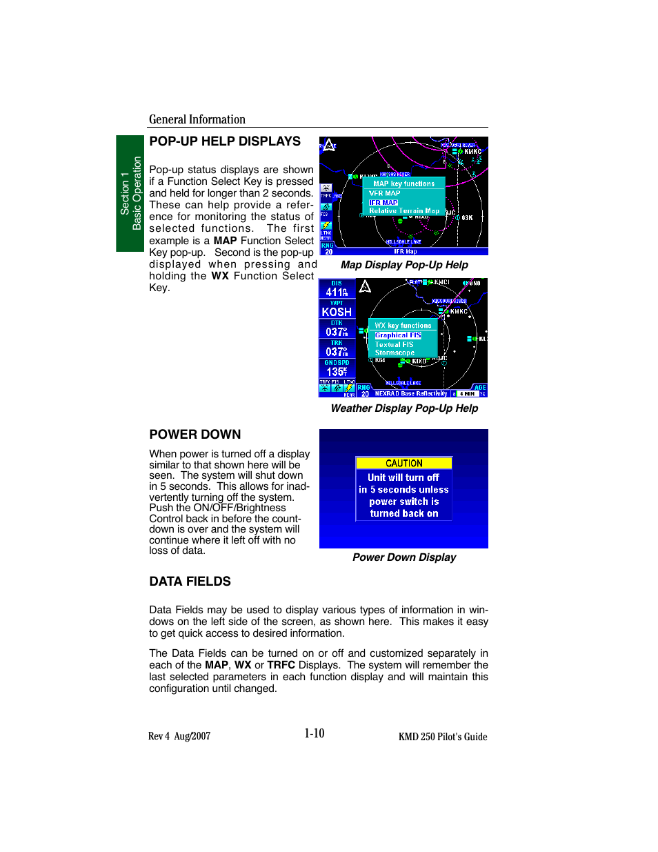 BendixKing KMD 250 User Manual | Page 29 / 274