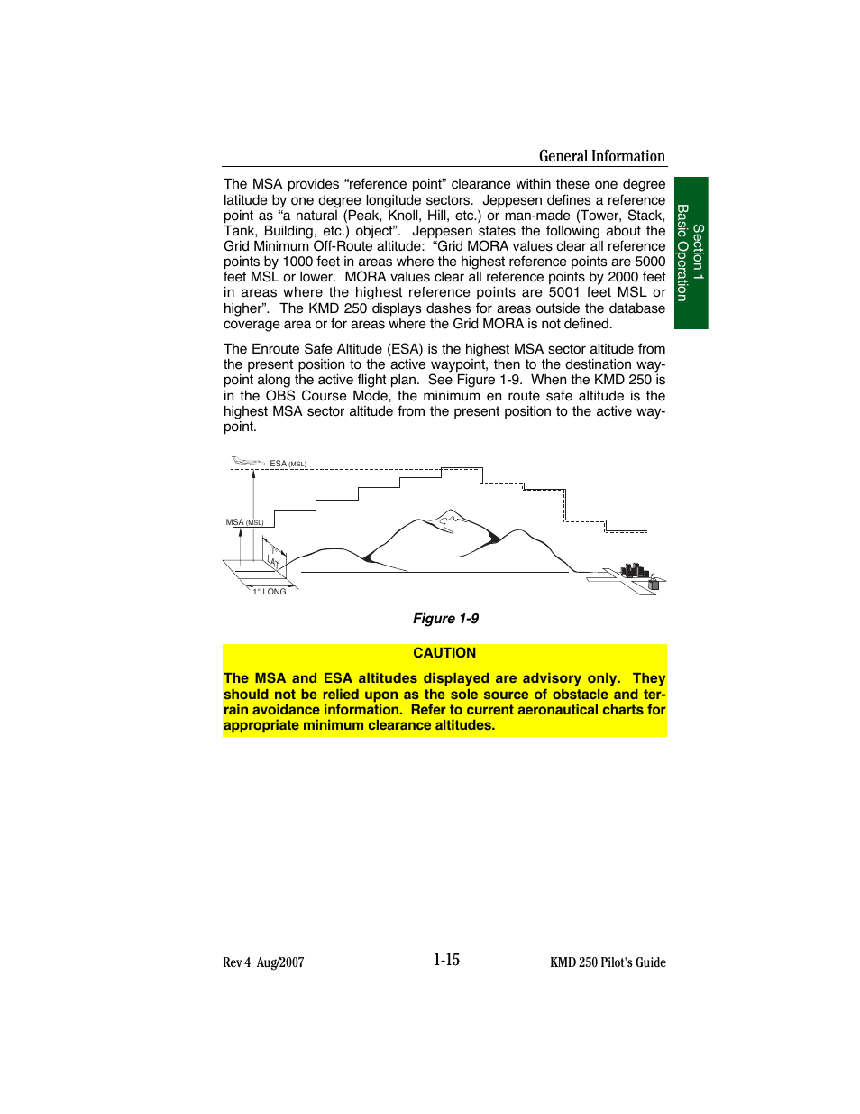 General information | BendixKing KMD 250 User Manual | Page 34 / 274