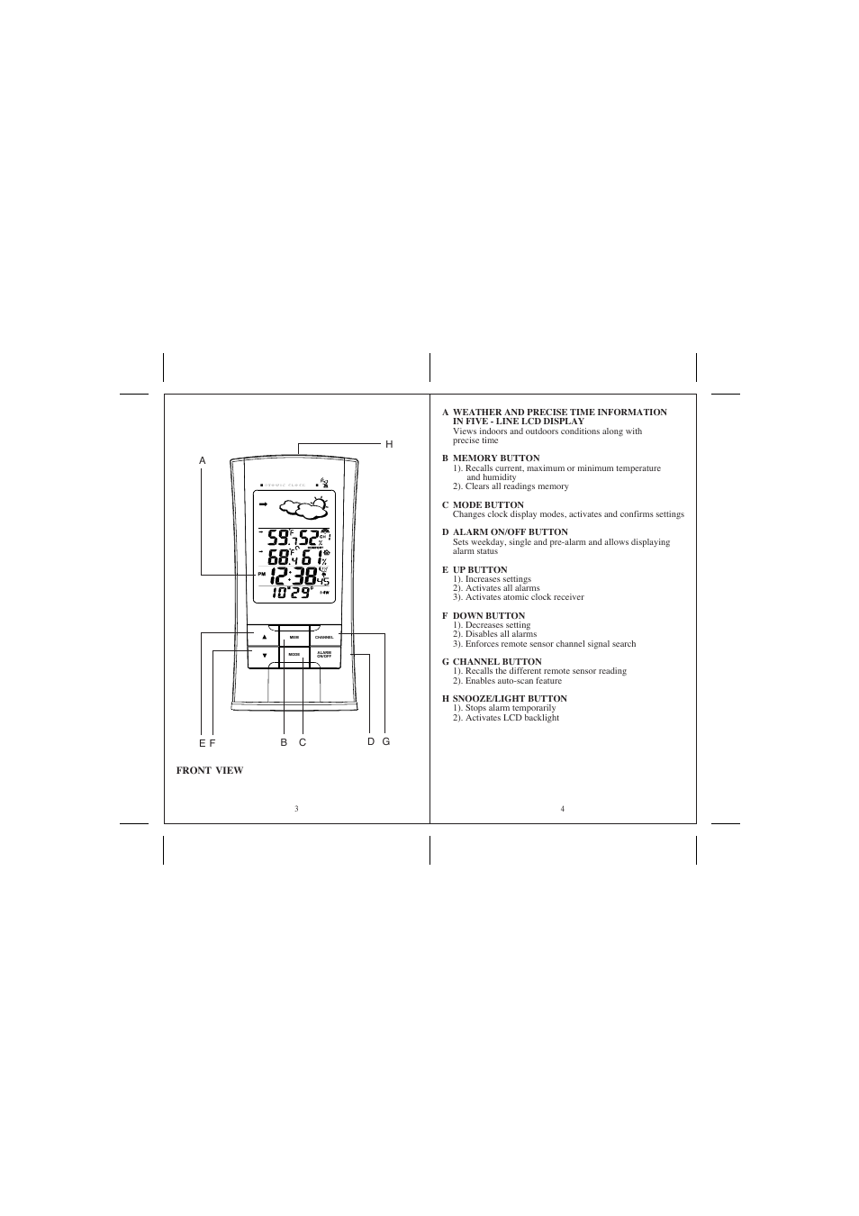 Honeywell TS33 User Manual | Page 3 / 11