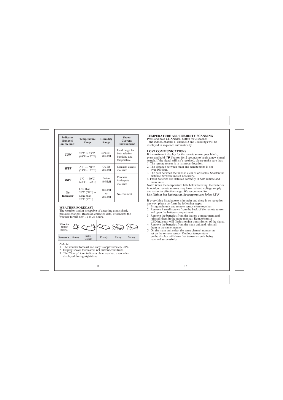 Honeywell TS33 User Manual | Page 7 / 11