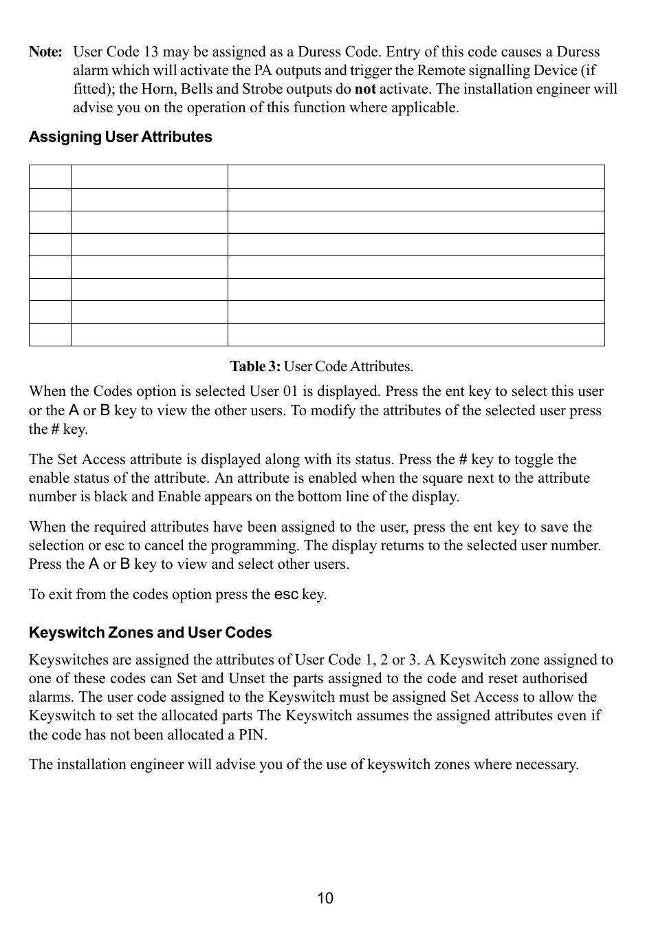 Honeywell Galaxy 16 Plus User Manual | Page 20 / 30