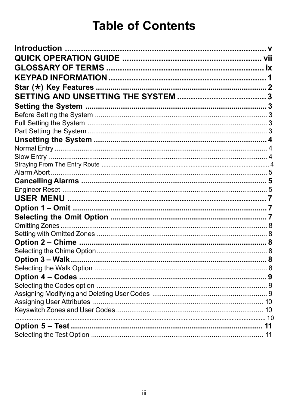 Honeywell Galaxy 16 Plus User Manual | Page 3 / 30